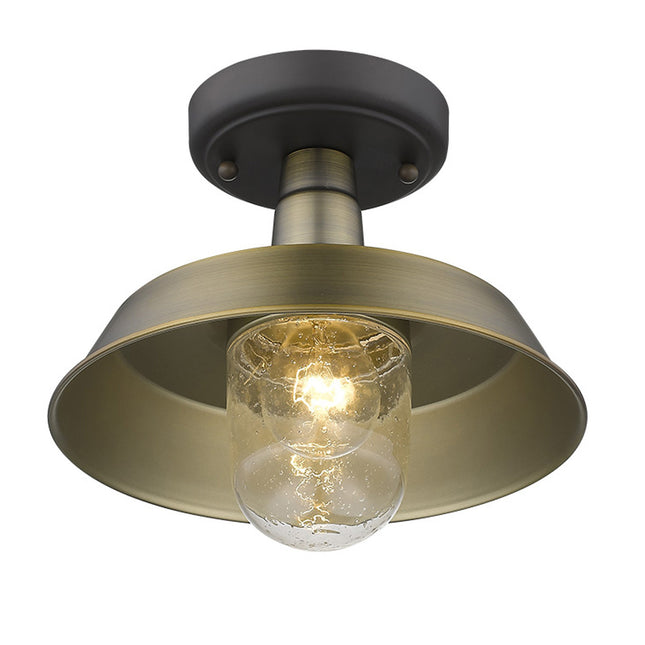 Brushed Gold Shallow Plate Adjustable Pendant Light Pendants TriadCommerceInc   