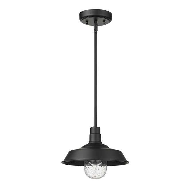 Matte Black Shallow Plate Adjustable Pendant Light Pendants TriadCommerceInc Default Title  