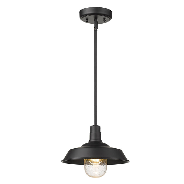 Matte Black Shallow Plate Adjustable Pendant Light Pendants TriadCommerceInc   