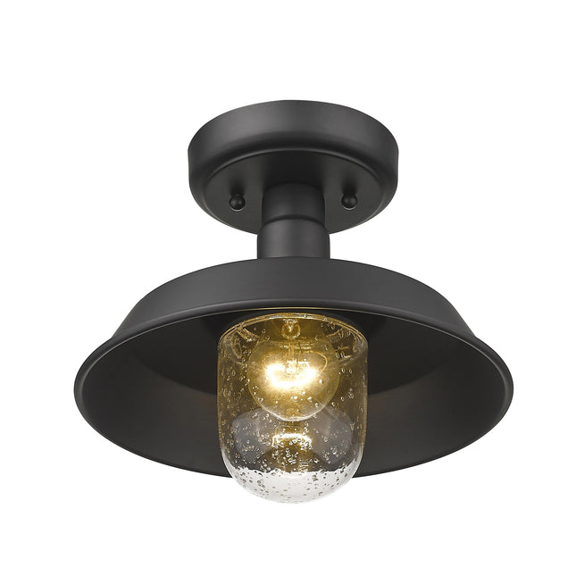 Matte Black Shallow Plate Adjustable Pendant Light Pendants TriadCommerceInc   