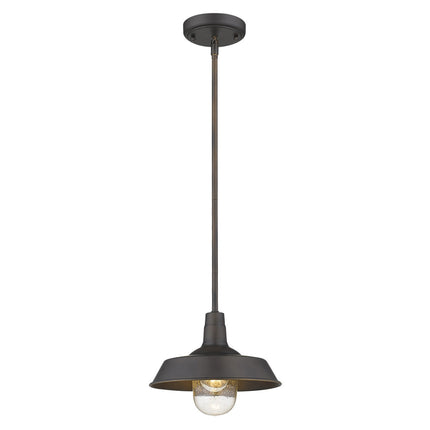 Antique Bronze Shallow Plate Adjustable Pendant Light Pendants TriadCommerceInc   