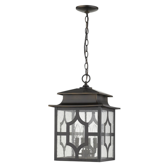 Calvert 4-Light Oil-Rubbed Bronze Hanging Lantern Home Decor > Lighting > Ceiling Lights > Pendant Lights TriadCommerceInc Default Title