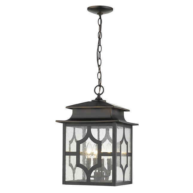 Calvert 4-Light Oil-Rubbed Bronze Hanging Lantern Home Decor > Lighting > Ceiling Lights > Pendant Lights TriadCommerceInc
