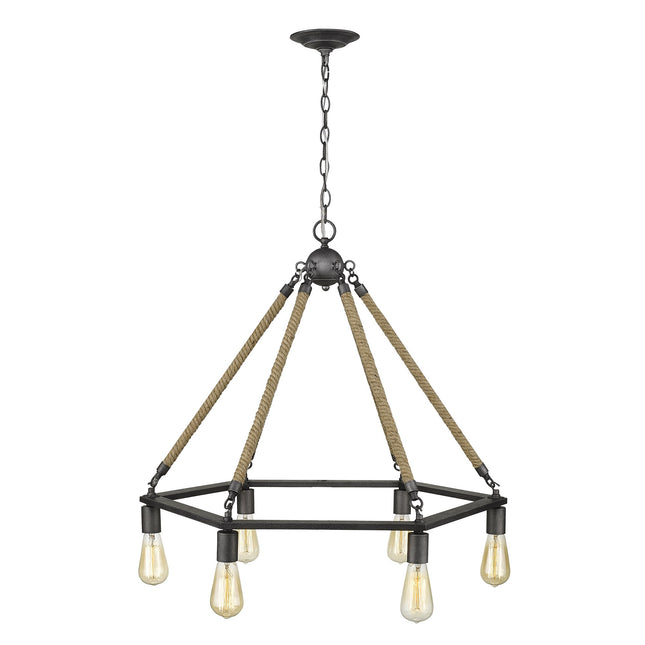 Holden 6-Light Antique Gray Wagon Wheel Chandelier Home Decor > Lighting > Ceiling Lights > Chandelier TriadCommerceInc