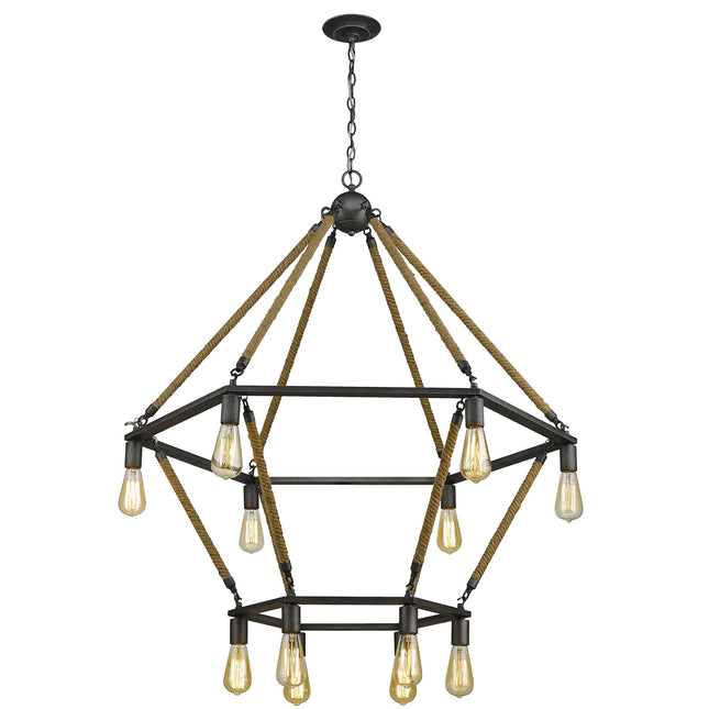 Holden 12-Light Antique Gray Wagon Wheel Chandelier Home Decor > Lighting > Ceiling Lights > Chandelier TriadCommerceInc