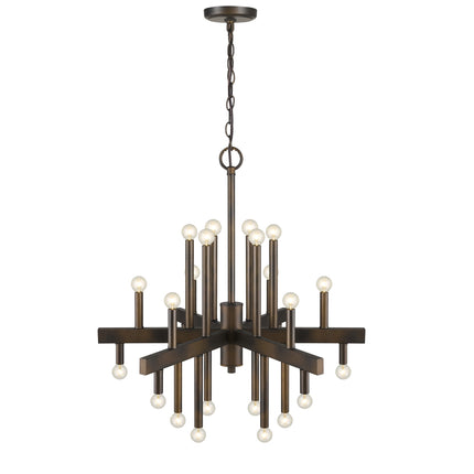 Fallon 24-Light Oil-Rubbed Bronze Chandelier Home Decor > Lighting > Ceiling Lights > Chandelier TriadCommerceInc