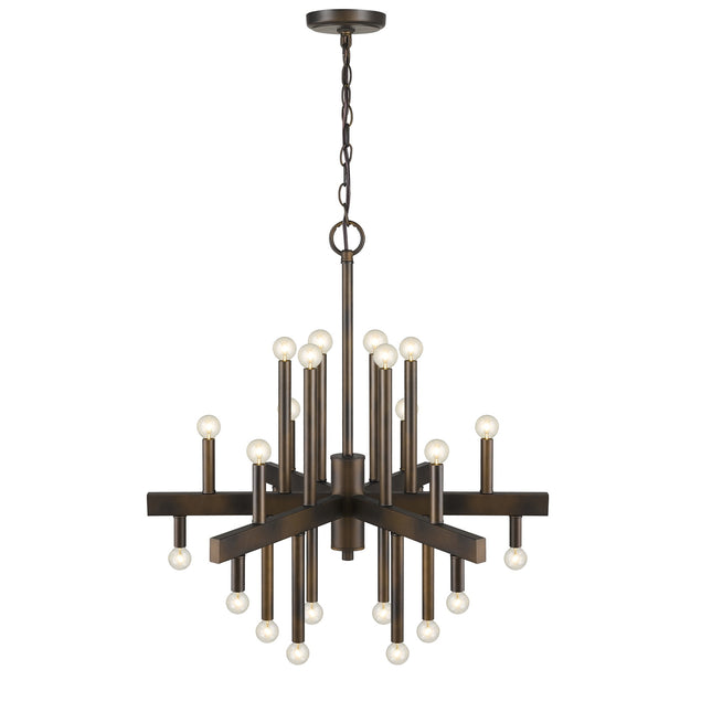 Fallon 24-Light Oil-Rubbed Bronze Chandelier Home Decor > Lighting > Ceiling Lights > Chandelier TriadCommerceInc