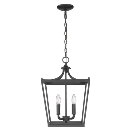 Kennedy 4-Light Matte Black Pendant Pendants TriadCommerceInc   