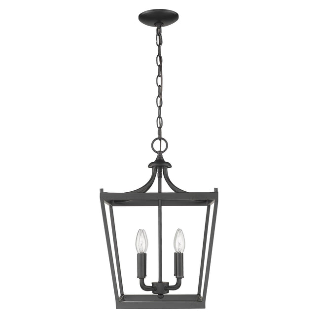 Kennedy 4-Light Matte Black Pendant Pendants TriadCommerceInc   