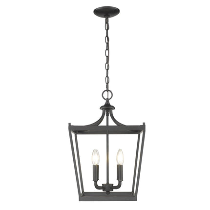 Kennedy 4-Light Matte Black Pendant Pendants TriadCommerceInc   