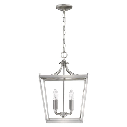 Kennedy 4-Light Satin Nickel Pendant Light Fixture Home Decor > Lighting > Ceiling Lights > Pendant Lights TriadCommerceInc