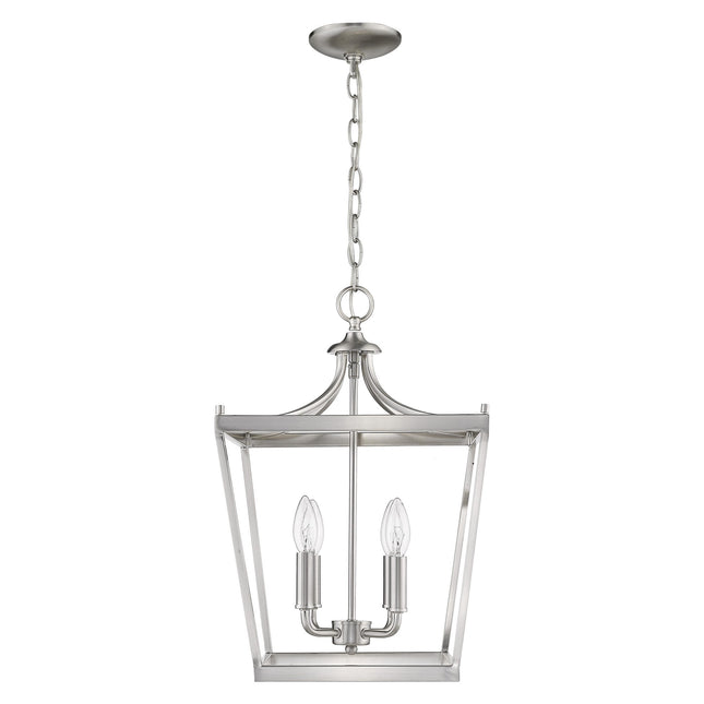 Kennedy 4-Light Satin Nickel Pendant Light Fixture Home Decor > Lighting > Ceiling Lights > Pendant Lights TriadCommerceInc