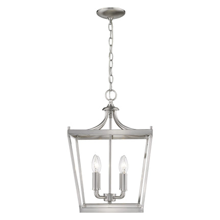 Kennedy 4-Light Satin Nickel Pendant Light Fixture Home Decor > Lighting > Ceiling Lights > Pendant Lights TriadCommerceInc