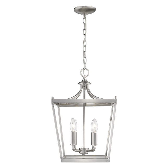 Kennedy 4-Light Satin Nickel Pendant Light Fixture Home Decor > Lighting > Ceiling Lights > Pendant Lights TriadCommerceInc
