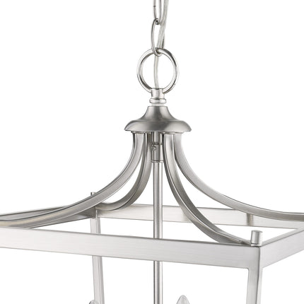 Kennedy 4-Light Satin Nickel Pendant Light Fixture Home Decor > Lighting > Ceiling Lights > Pendant Lights TriadCommerceInc