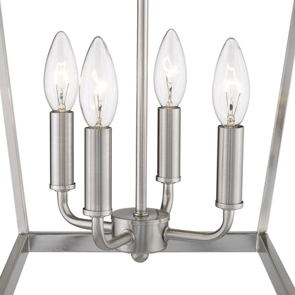 Kennedy 4-Light Satin Nickel Pendant Light Fixture Home Decor > Lighting > Ceiling Lights > Pendant Lights TriadCommerceInc