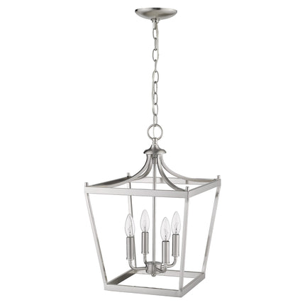 Kennedy 4-Light Satin Nickel Pendant Light Fixture Home Decor > Lighting > Ceiling Lights > Pendant Lights TriadCommerceInc