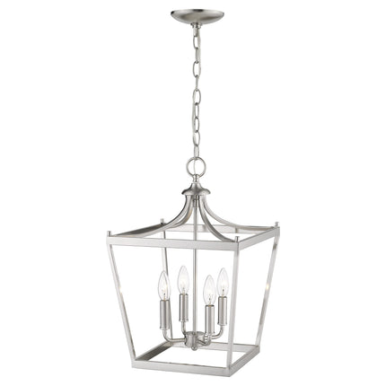 Kennedy 4-Light Satin Nickel Pendant Light Fixture Home Decor > Lighting > Ceiling Lights > Pendant Lights TriadCommerceInc