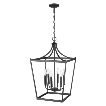 Kennedy 6-Light Matte Black Pendant Home Decor > Lighting > Ceiling Lights > Pendant Lights TriadCommerceInc
