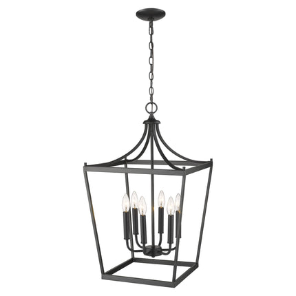Kennedy 6-Light Matte Black Pendant Home Decor > Lighting > Ceiling Lights > Pendant Lights TriadCommerceInc