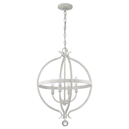 Callie 4-Light Country White Pendant Home Decor > Lighting > Ceiling Lights > Pendant Lights TriadCommerceInc Default Title