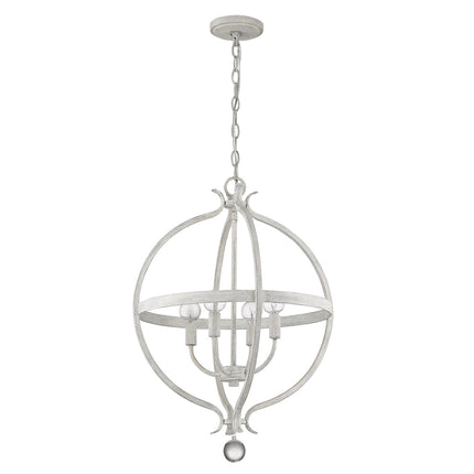 Callie 4-Light Country White Pendant Home Decor > Lighting > Ceiling Lights > Pendant Lights TriadCommerceInc