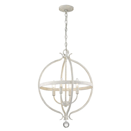 Callie 4-Light Country White Pendant Home Decor > Lighting > Ceiling Lights > Pendant Lights TriadCommerceInc