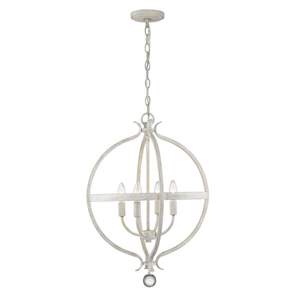 Callie 4-Light Country White Pendant Home Decor > Lighting > Ceiling Lights > Pendant Lights TriadCommerceInc