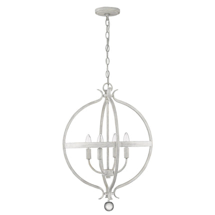 Callie 4-Light Country White Pendant Home Decor > Lighting > Ceiling Lights > Pendant Lights TriadCommerceInc