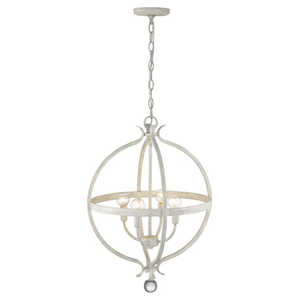 Callie 4-Light Country White Pendant Home Decor > Lighting > Ceiling Lights > Pendant Lights TriadCommerceInc