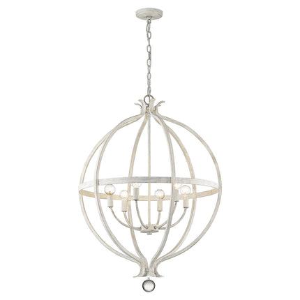 Callie 6-Light Country White Pendant Home Decor > Lighting > Ceiling Lights > Pendant Lights TriadCommerceInc