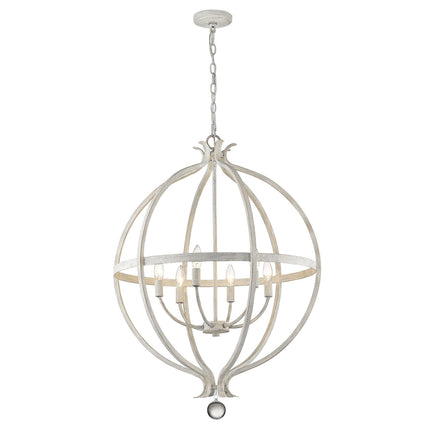 Callie 6-Light Country White Pendant Home Decor > Lighting > Ceiling Lights > Pendant Lights TriadCommerceInc