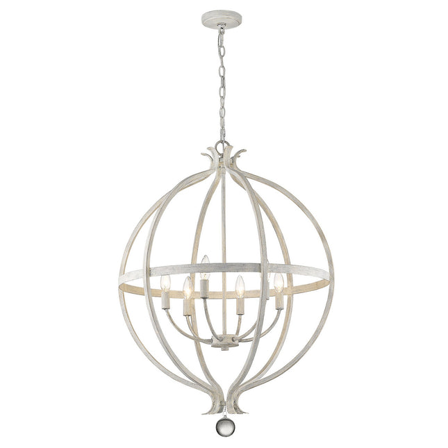 Callie 6-Light Country White Pendant Home Decor > Lighting > Ceiling Lights > Pendant Lights TriadCommerceInc