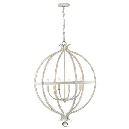 Callie 6-Light Country White Pendant Home Decor > Lighting > Ceiling Lights > Pendant Lights TriadCommerceInc