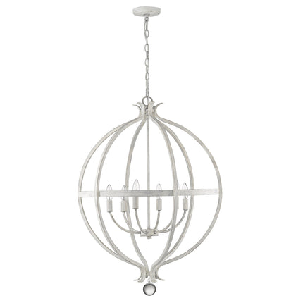 Callie 6-Light Country White Pendant Home Decor > Lighting > Ceiling Lights > Pendant Lights TriadCommerceInc