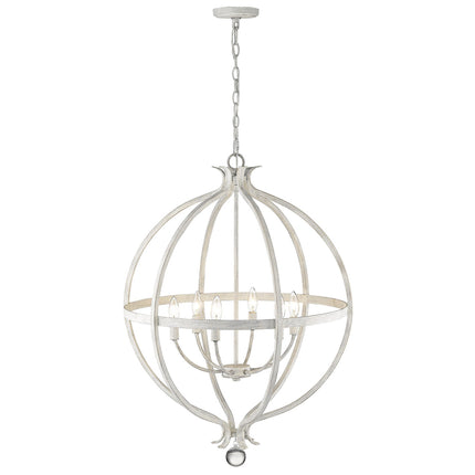 Callie 6-Light Country White Pendant Home Decor > Lighting > Ceiling Lights > Pendant Lights TriadCommerceInc