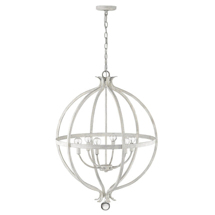 Callie 6-Light Country White Pendant Home Decor > Lighting > Ceiling Lights > Pendant Lights TriadCommerceInc