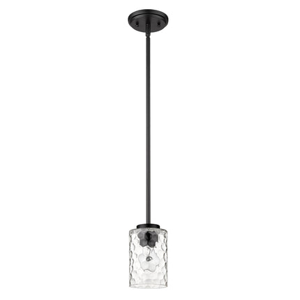 Black Metal and Glass Mini Pendant Hanging Light Home Decor > Lighting > Ceiling Lights > Pendant Lights TriadCommerceInc
