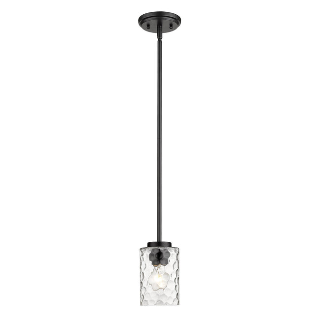 Black Metal and Glass Mini Pendant Hanging Light Home Decor > Lighting > Ceiling Lights > Pendant Lights TriadCommerceInc