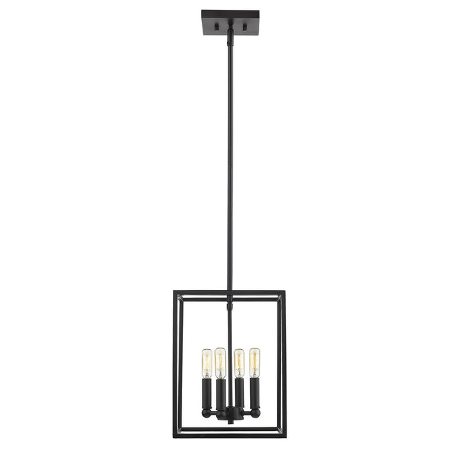 Cobar 4-Light Matte Black Pendant Home Decor > Lighting > Ceiling Lights > Pendant Lights TriadCommerceInc