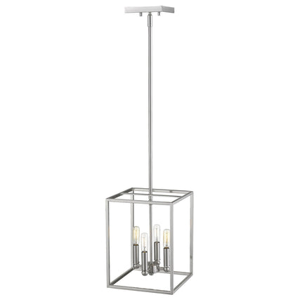 Cobar 4-Light Satin Nickel Pendant Light Fixture Home Decor > Lighting > Ceiling Lights > Pendant Lights TriadCommerceInc