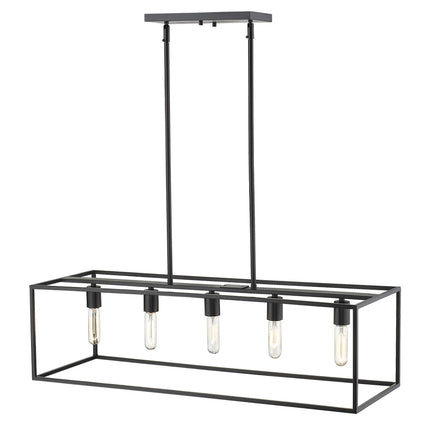 Cobar 5-Light Matte Black Island Pendant Home Decor > Lighting > Ceiling Lights > Pendant Lights TriadCommerceInc