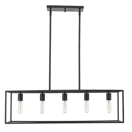 Cobar 5-Light Matte Black Island Pendant Home Decor > Lighting > Ceiling Lights > Pendant Lights TriadCommerceInc