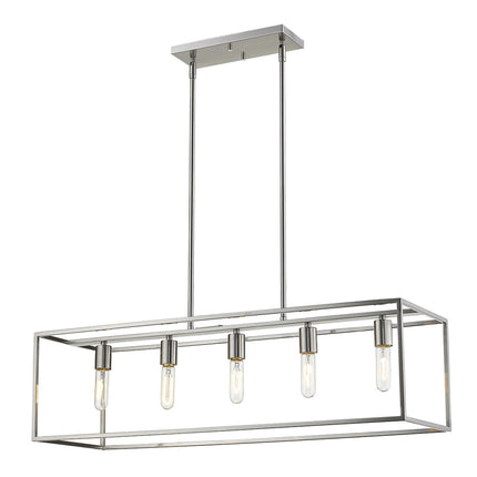 Cobar 5-Light Satin Nickel Island Pendant Home Decor > Lighting > Ceiling Lights > Pendant Lights TriadCommerceInc