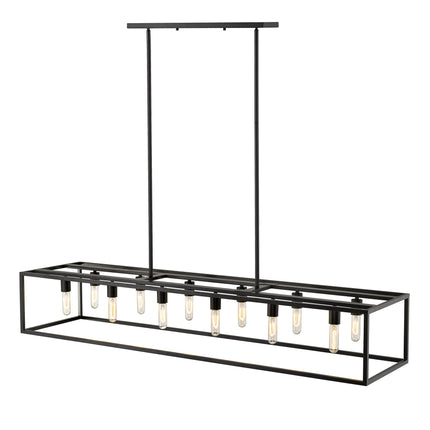 Cobar 12-Light Matte Black Island Pendant Home Decor > Lighting > Ceiling Lights > Pendant Lights TriadCommerceInc Default Title