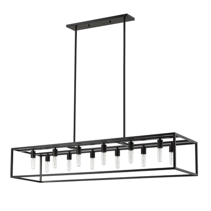 Cobar 12-Light Matte Black Island Pendant Home Decor > Lighting > Ceiling Lights > Pendant Lights TriadCommerceInc
