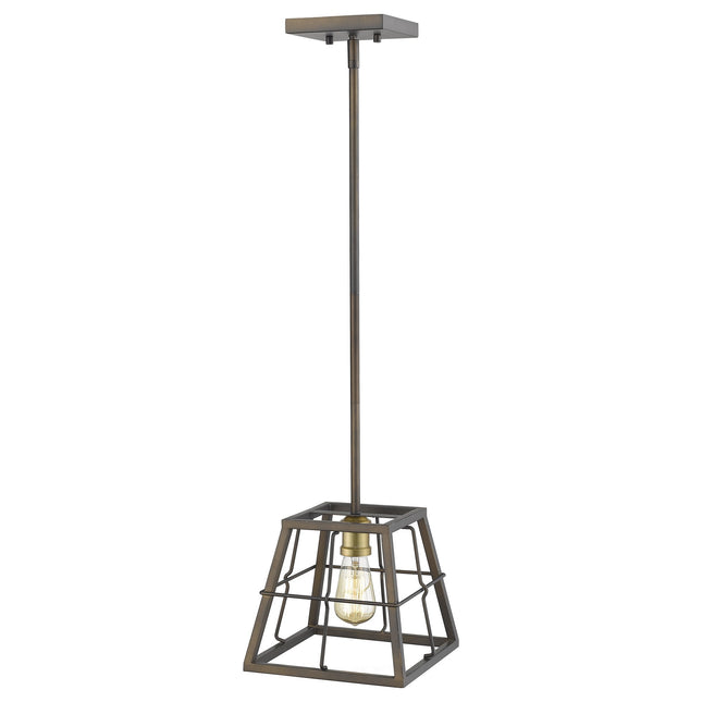 Charley 1-Light Oil-Rubbed Bronze Mini-Pendant Home Decor > Lighting > Ceiling Lights > Pendant Lights TriadCommerceInc
