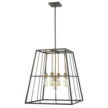 Charley 5-Light Oil-Rubbed Bronze Pendant Home Decor > Lighting > Ceiling Lights > Pendant Lights TriadCommerceInc Default Title
