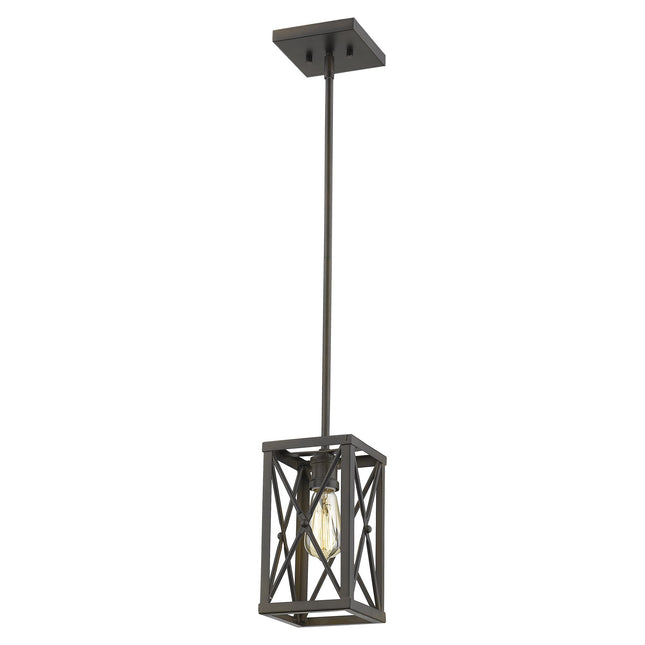 Bronze Metal Geometric Mini Pendant Hanging Light Home Decor > Lighting > Ceiling Lights > Pendant Lights TriadCommerceInc Default Title
