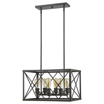 Brooklyn 6-Light Oil-Rubbed Bronze Pendant Home Decor > Lighting > Ceiling Lights > Pendant Lights TriadCommerceInc
